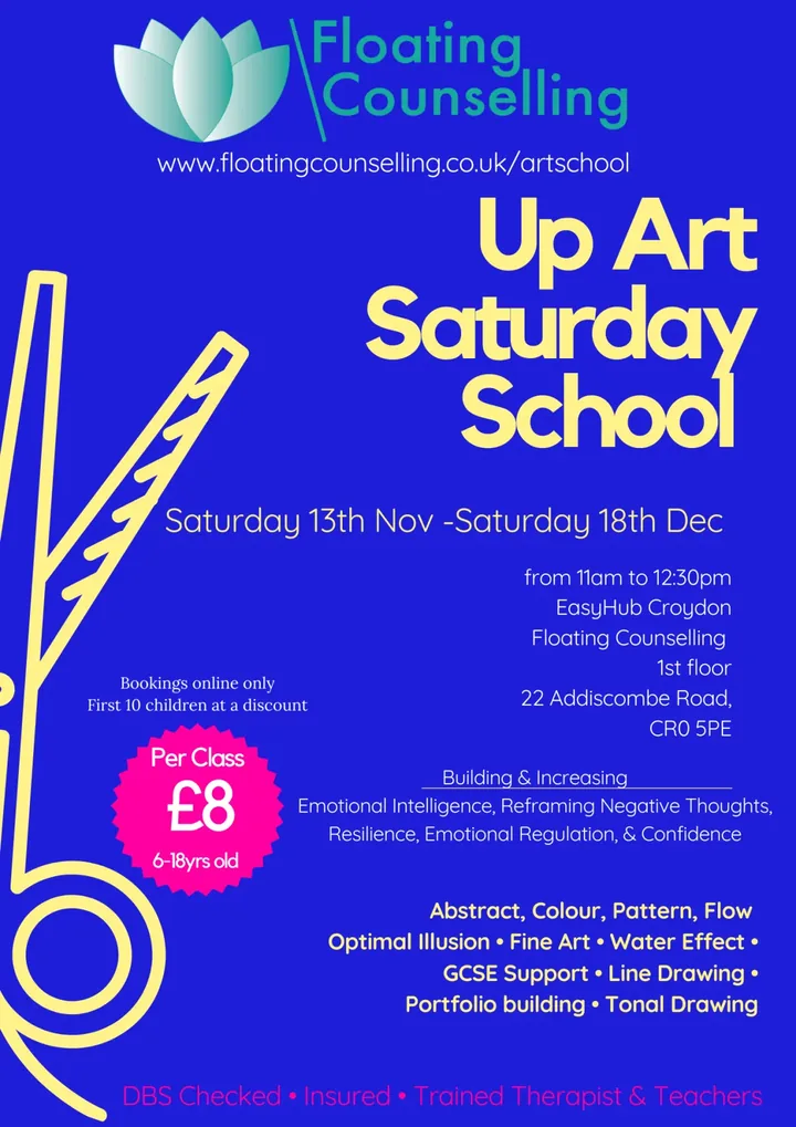 Pink craft fair community event flyer
